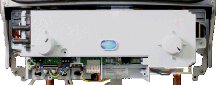 wc greenstar ri bottom of boiler pcb exposed.gif